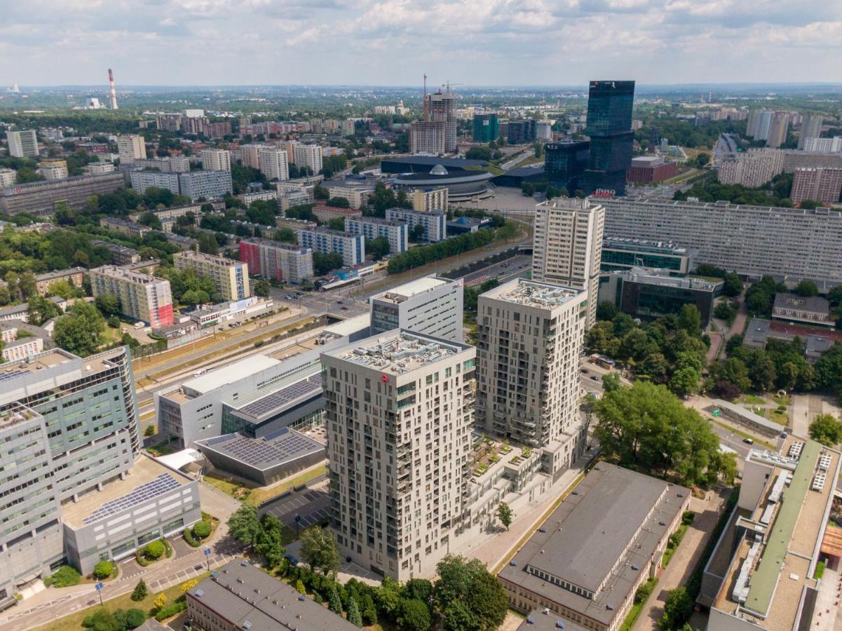 Urban Apartments Luxury Skyline Sokolska Towers 30A, 2 Free Garages, Gym & Sauna, Self Check-In Kattowitz Exterior foto